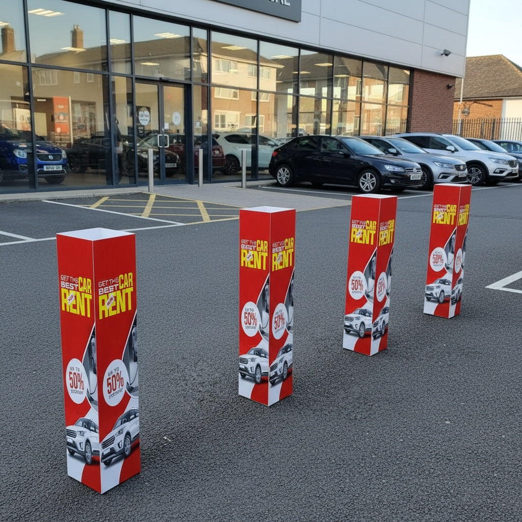 Custom Printed Bollard Covers