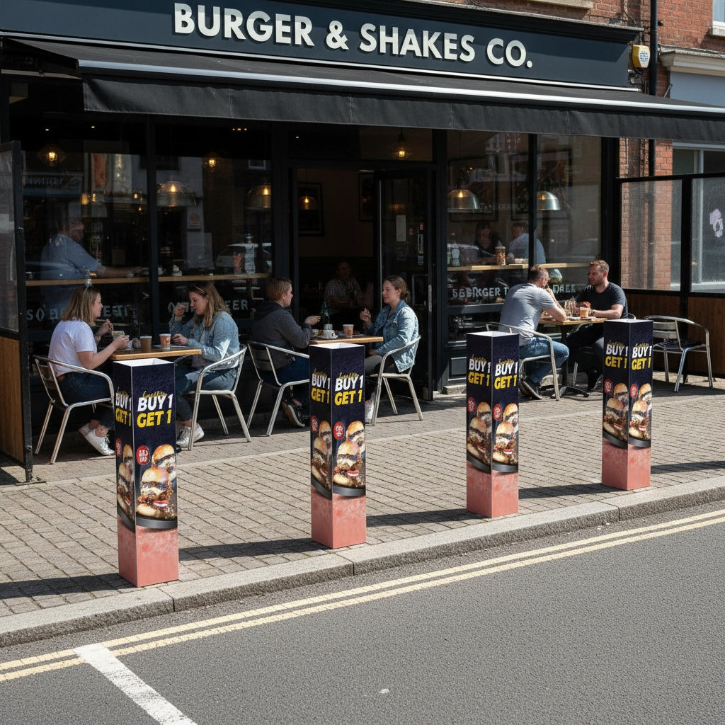 Custom Printed Bollard Covers