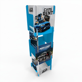 Custom Printed Interlocking Display Tower — 22″ × 78″