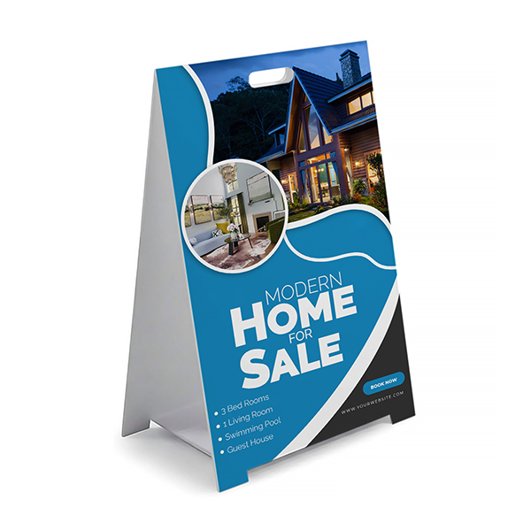 Custom Coroplast A-Frame Signs