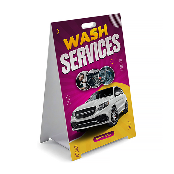 Custom Coroplast A-Frame Signs