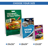Custom Coroplast A-Frame Signs