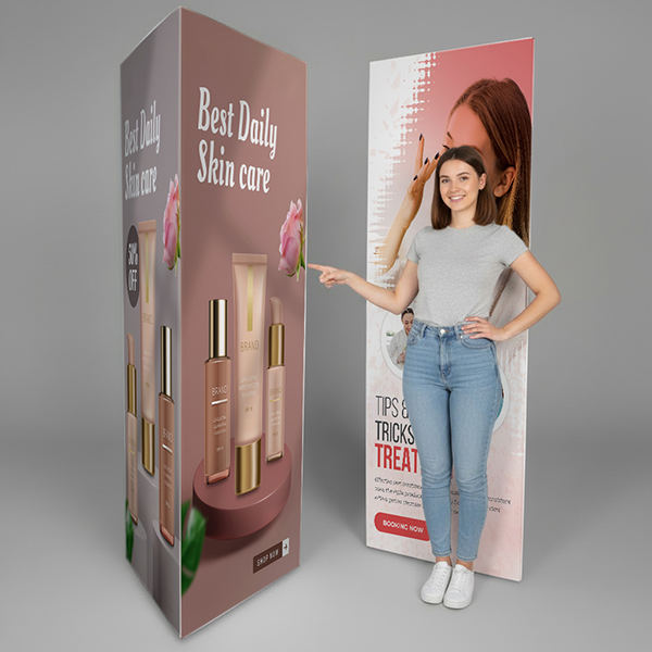 Custom 3-Sided Display Towers