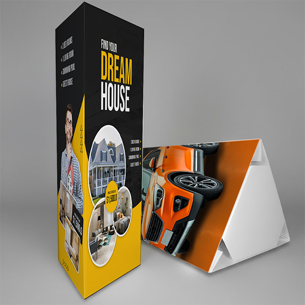 Custom 3-Sided Display Towers