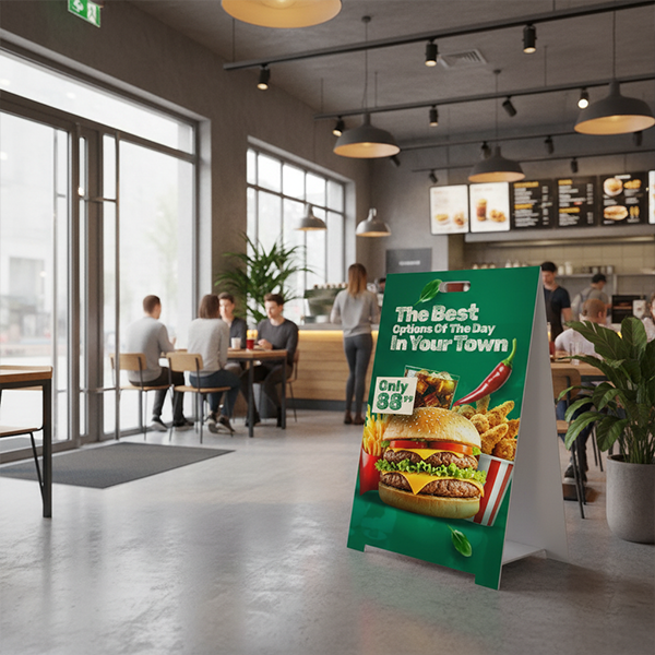 Custom Coroplast A-Frame Signs