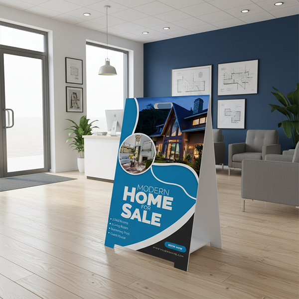Custom Coroplast A-Frame Signs